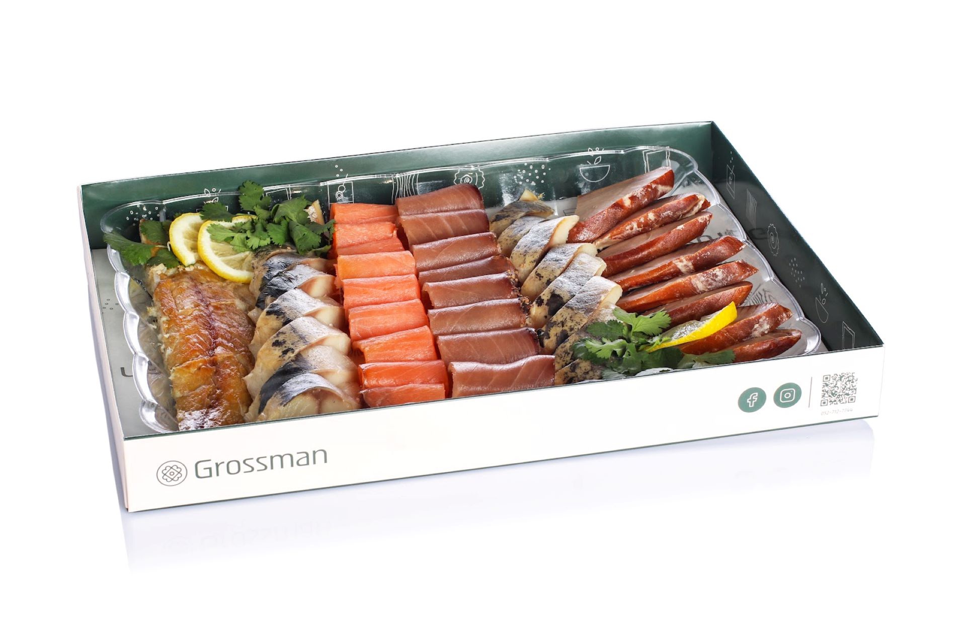 מגש דגים מעושנים