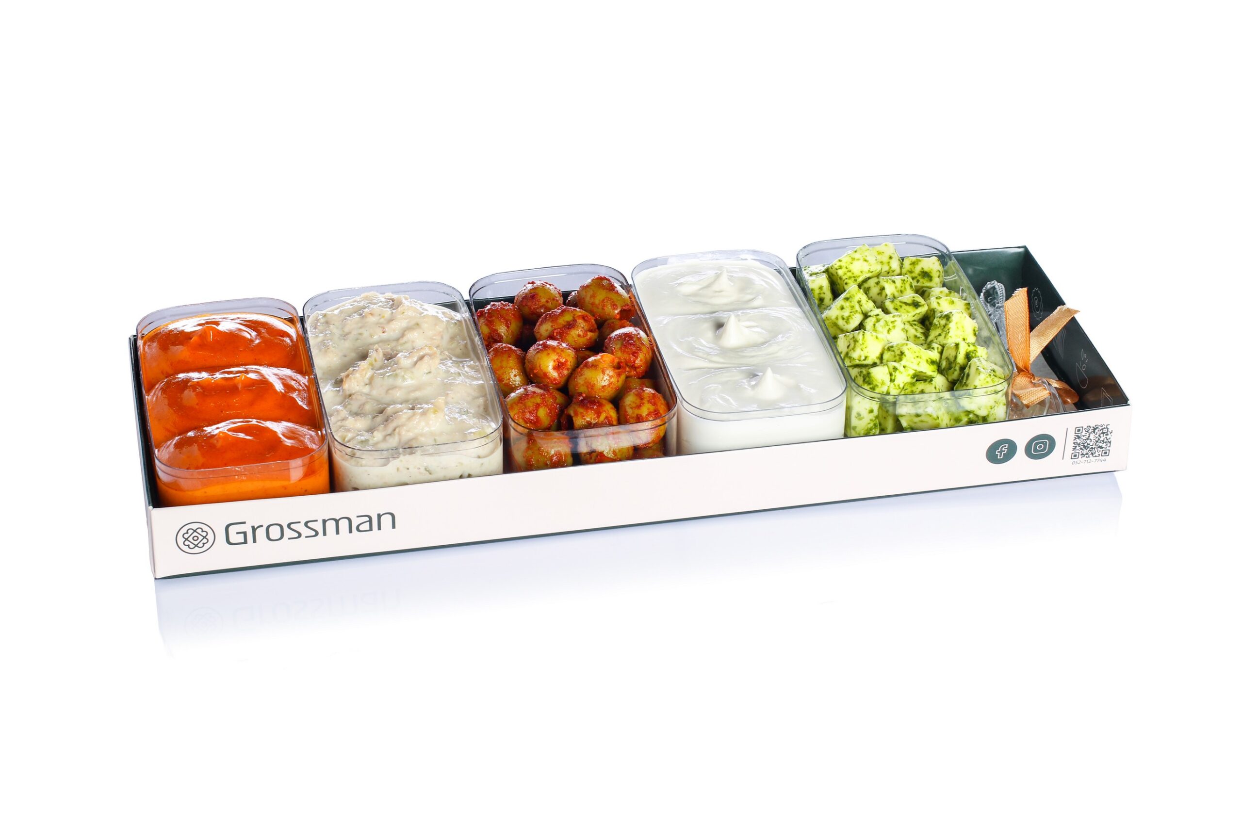 מגש מטבלים וממרחים